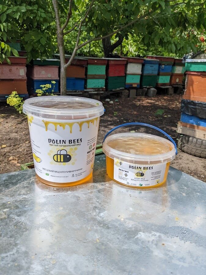 Мед Натуральный Свежий 2022 Подсолнечник Майский Крем мед с вкусами