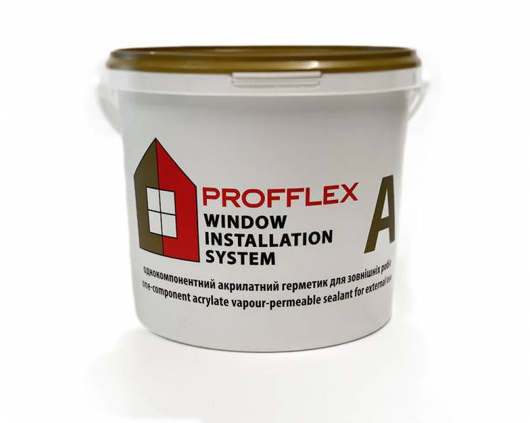 Герметик PPROFLEX - компонент А для зовнішніх швів, відро 7 кілограмів