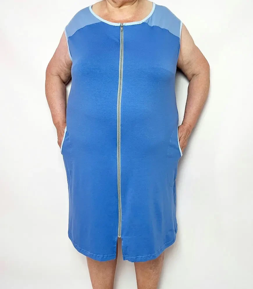 Халат жіночий на блискавці 