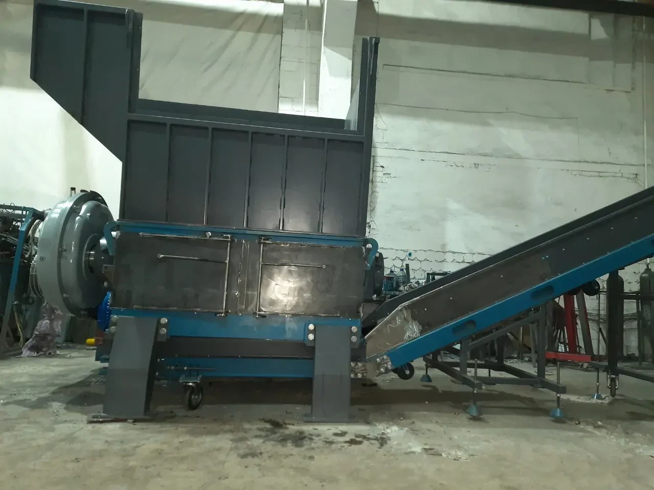 Измельчитель для пленки, полиэтилена, стрейч (LDPE, HDPE, PP)