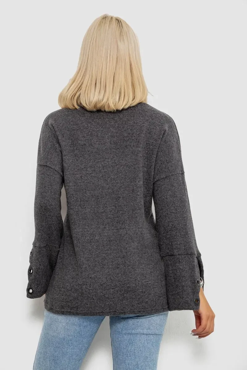 Гольф жіночий, колір темно-сірий, 257R111 4