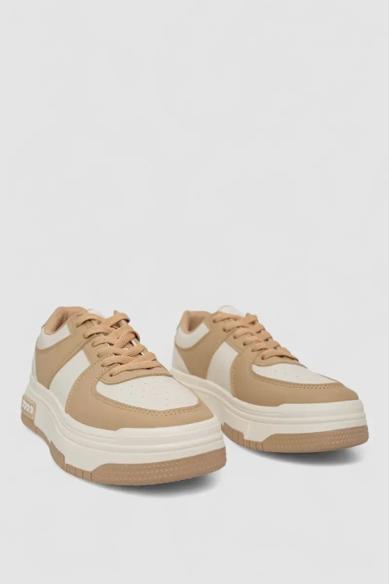 Кросівки жіночі, колір бежевий, 256RCB002-3 3