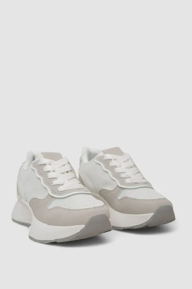 Кросівки жіночі, колір біло-сірий, 248RXM110 3