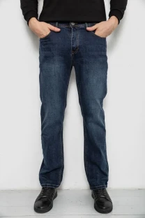 Джинси чоловічі прямого крою, колір синій, 244R9903