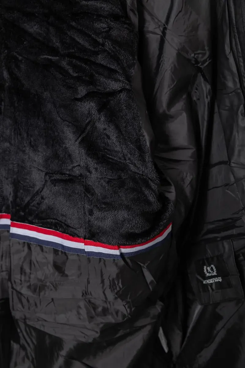 Куртка чоловіча зимова подовжена, колір чорний, 244RH76-30 9