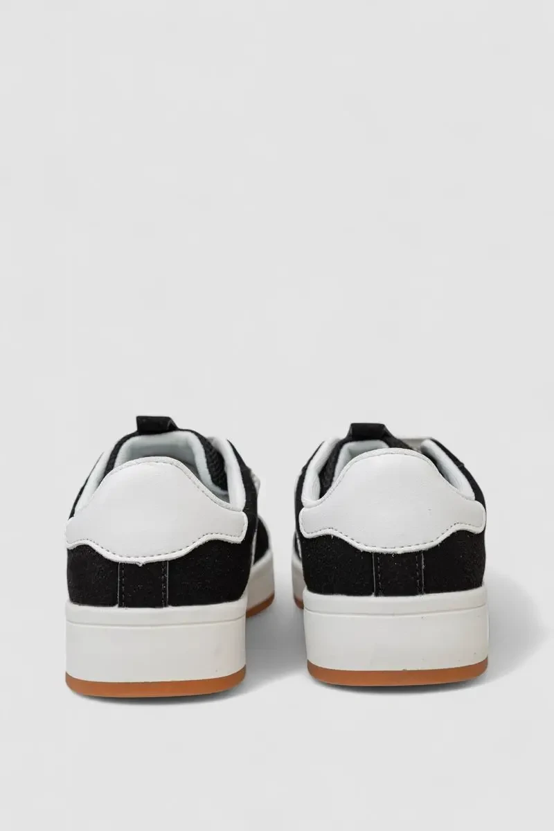 Кросівки жіночі замша, колір чорно-білий, 248RJH800-2 4