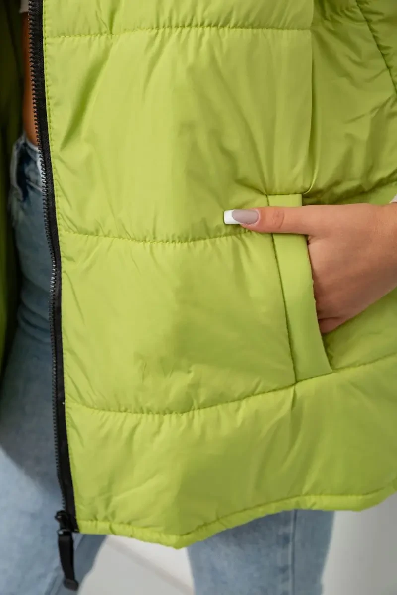 Жилет жіночий демісезонний, колір фісташковий, 257R95 6