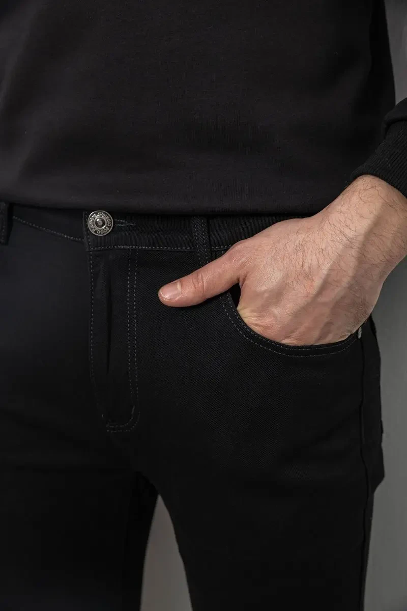 Джинси чоловічі, колір чорний, 244RW21 5