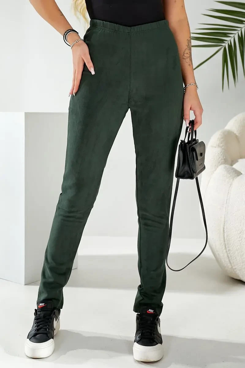 Лосини однотонні, колір зелений, 257R2045