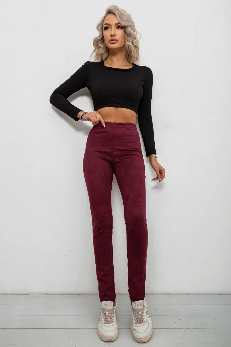 Лосини однотонні, колір сливовий, 257R2045 2