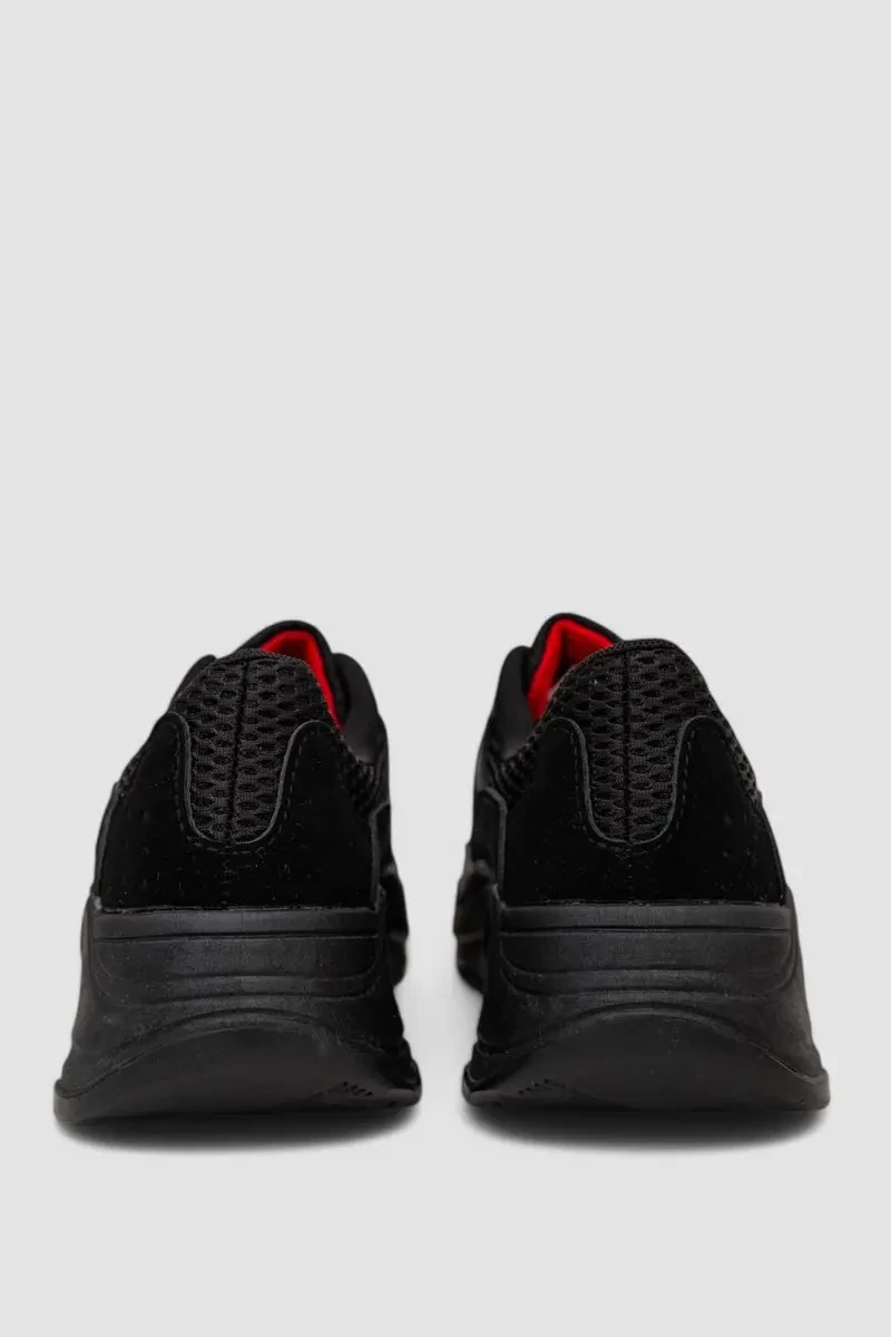 Кросівки жіночі, колір чорно-червоний, 248RC01 4