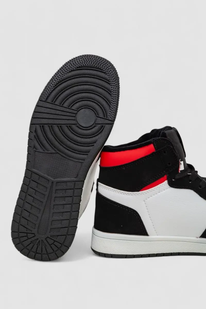 Кросівки жіночі зимові на хутрі, колір біло-чорний, 248RHB470 7