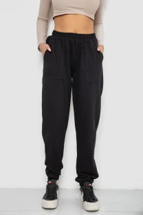 Спортивні штани жіночі, колір чорний, 238R115