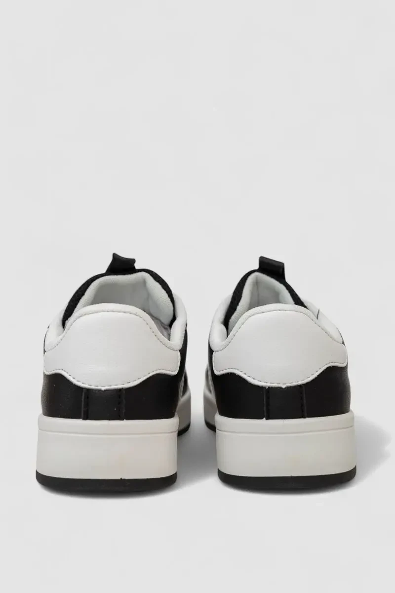 Кросівки жіночі шкіра, колір чорно-білий, 248RJH900-2 4