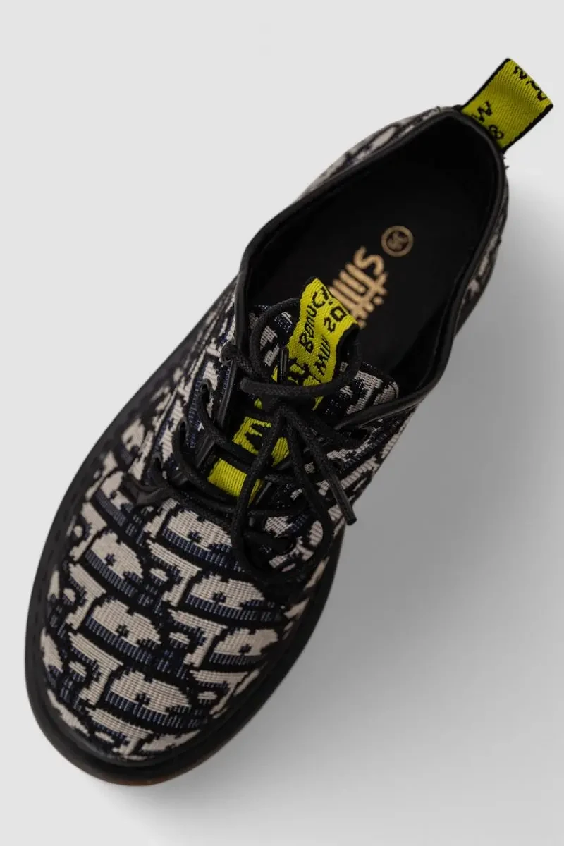 Лофери жіночі на шнурках, колір чорний, 248RRT17-15 2