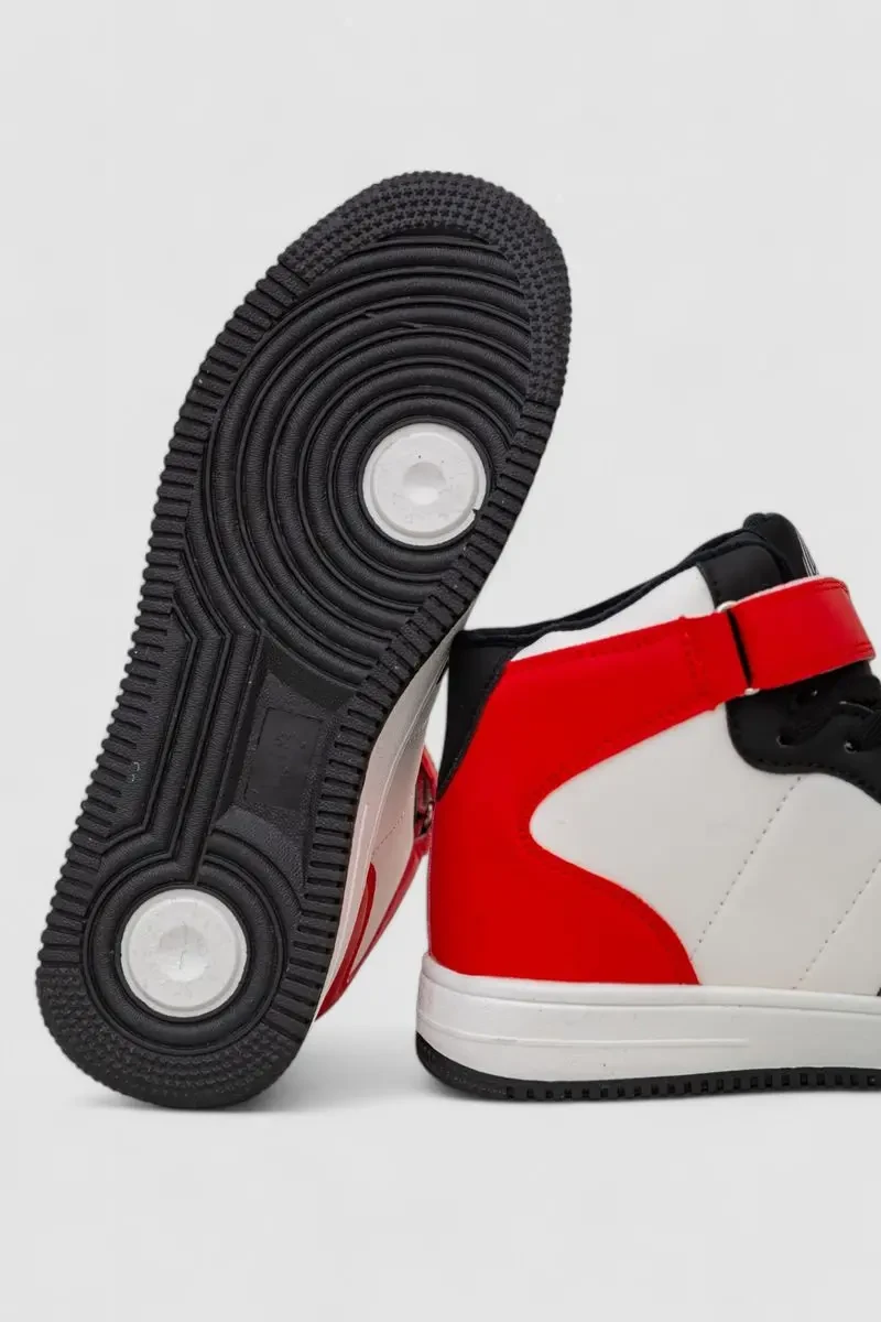 Кросівки чоловічі зимові на хутрі, колір біло-червоний, 248RH1020 7