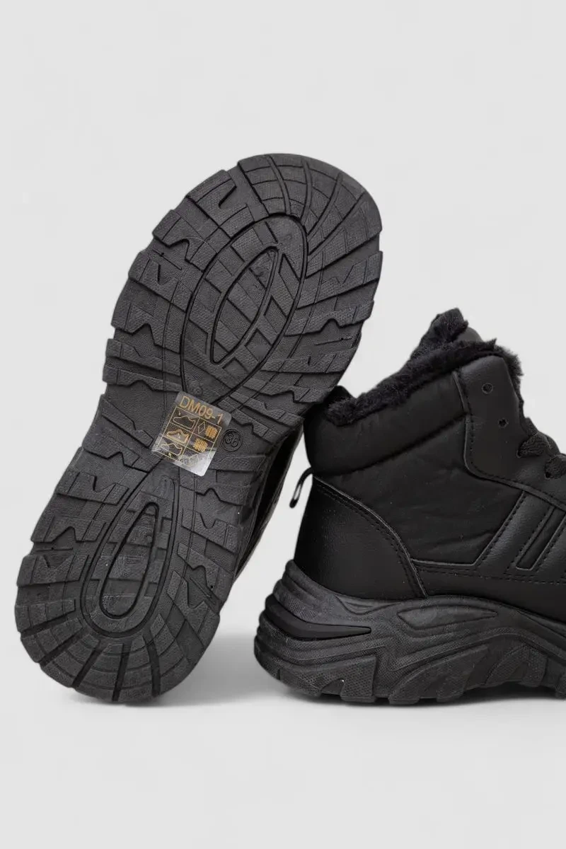 Черевики зимові жіночі на хутрі 248RDM09-1, колір Чорний 7