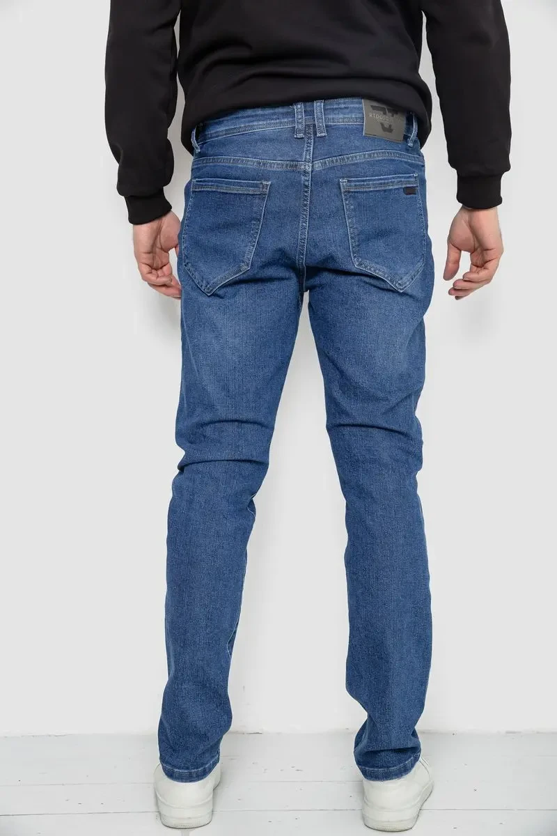 Джинси чоловічі демісезонні, колір синій, 243R8051 4