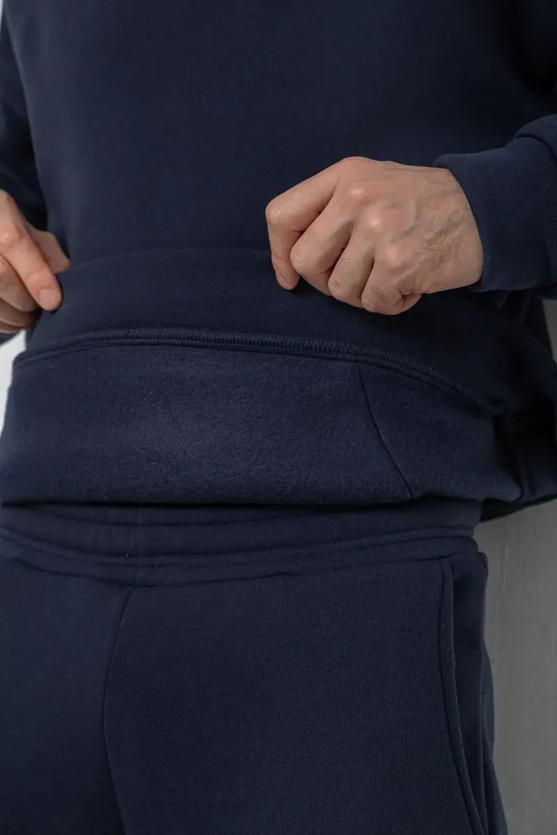 Спорт костюм чоловічий на флісі, колір темно-сірий, 177R235-1 8