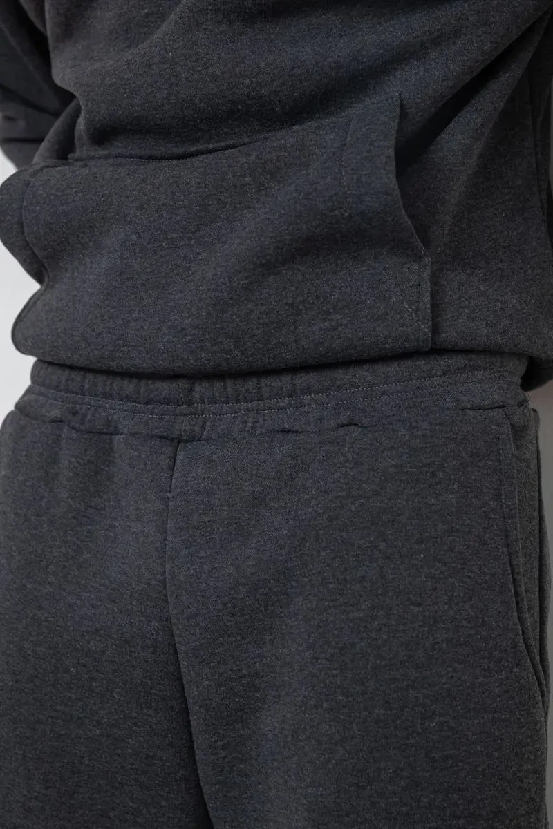 Спорт костюм чоловічий на флісі, колір темно-сірий, 177R235-1 6