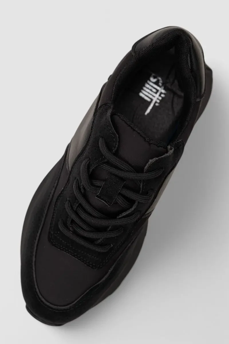 Кросівки жіночі, колір чорний, 248R218 2