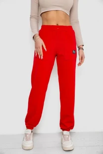 Спортивні штани жіночі, колір червоний, 247R4670