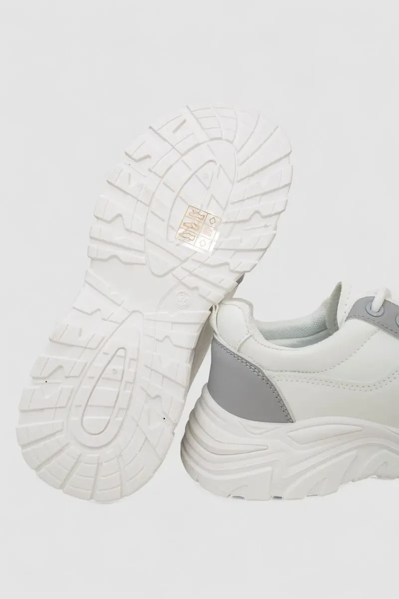 Кросівки жіночі, колір біло-сірий, 248RA140 5