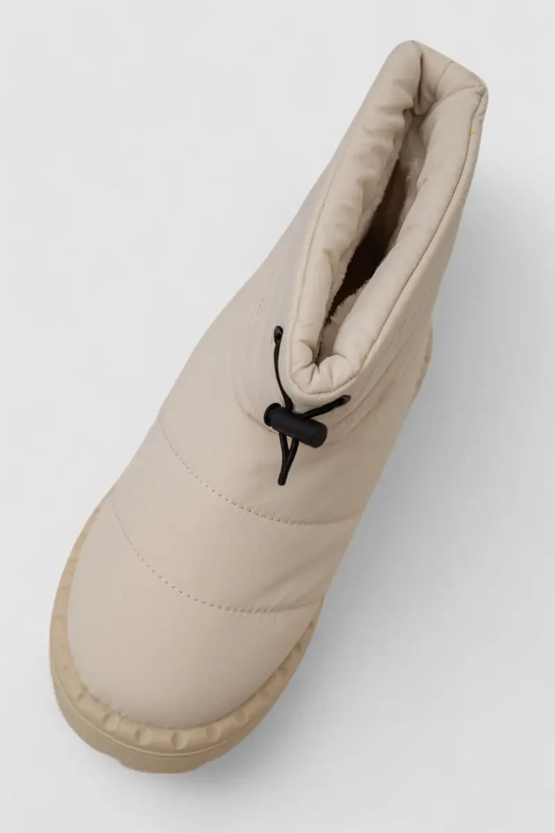 Дутики жіночі зимові на хутрі, колір бежевий, 248RFM15 2