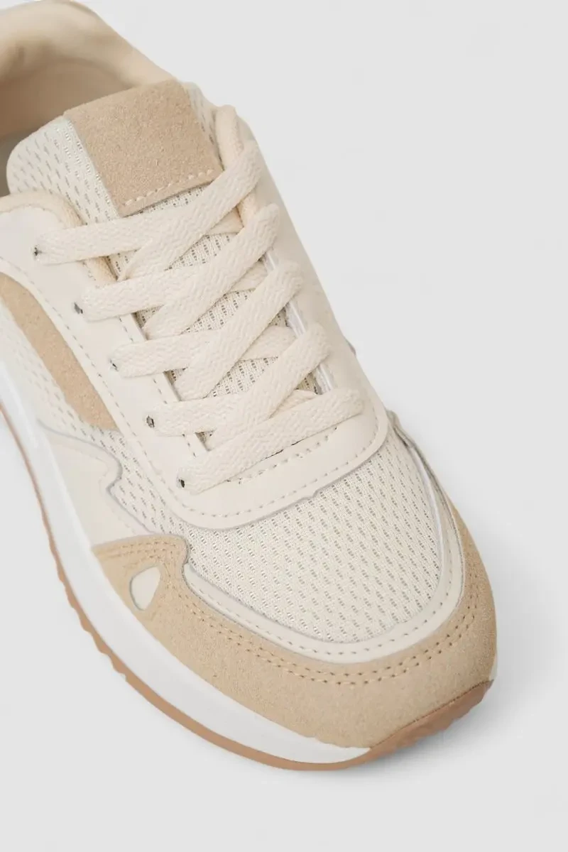 Кросівки жіночі, колір бежевий, 248RG40 2
