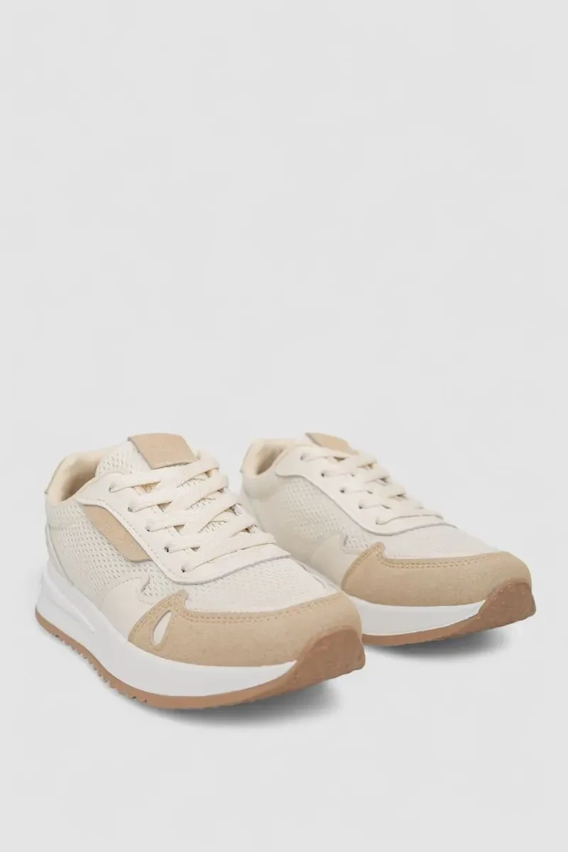 Кросівки жіночі, колір бежевий, 248RG40 3