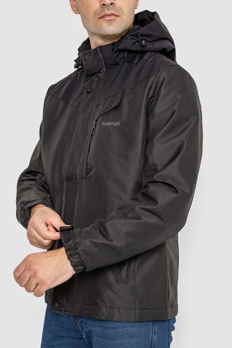 Куртка чоловіча демісезонна -1, колір чорний, 214R2012 3