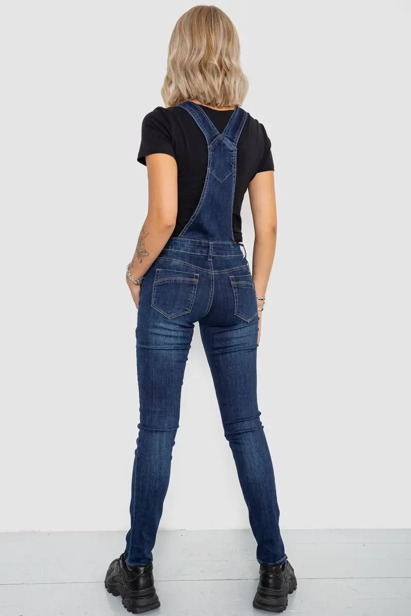 Жіночий комбінезон, колір синій, 250R667 4