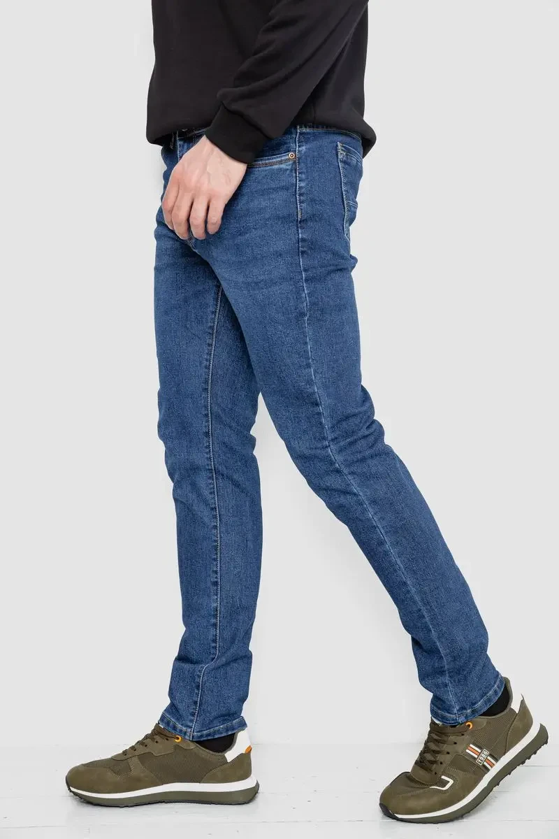 Джинси чоловічі демісезонні, колір синій, 243R8061 3