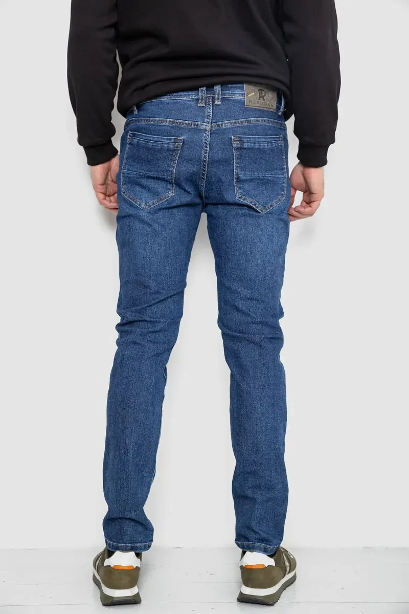 Джинси чоловічі демісезонні, колір синій, 243R8061 4