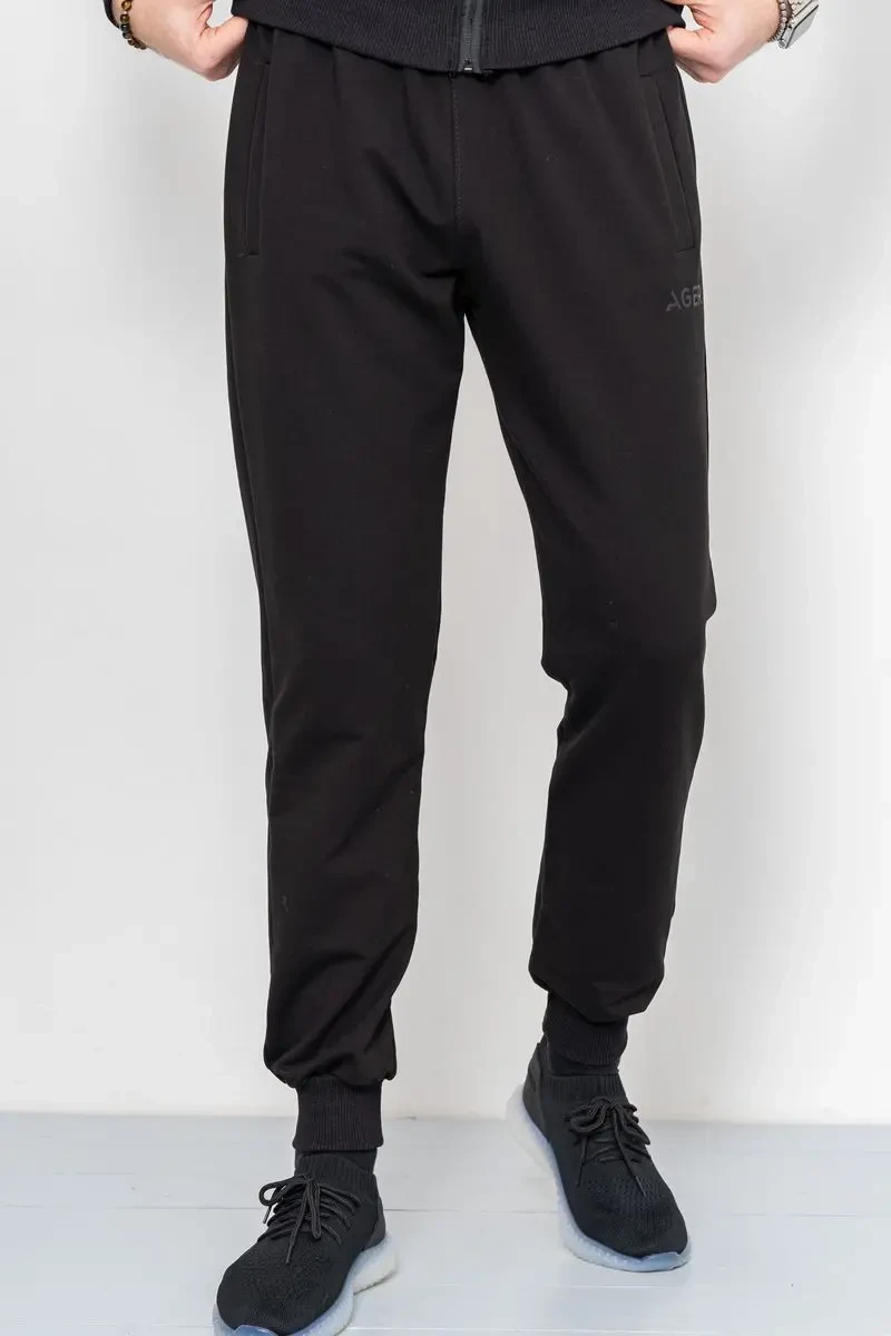 Спорт костюм чоловічий демісезонний, колір чорний, 241R175 5