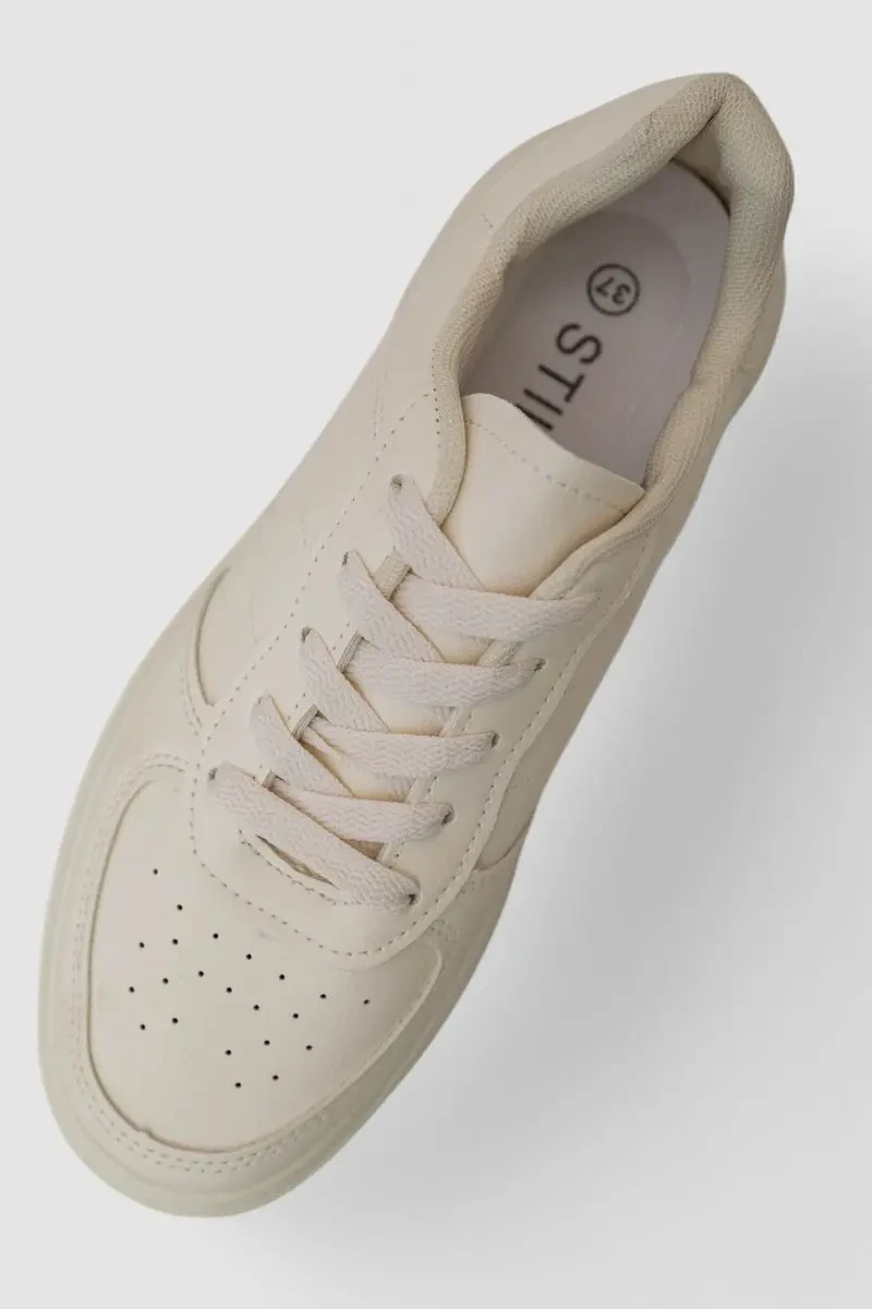 Кеди жіночі, колір бежевий, 248RK10 2