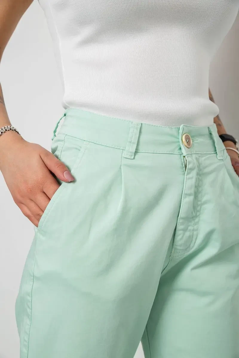 Штани жіночі, колір м'ятний, 250R161920 5