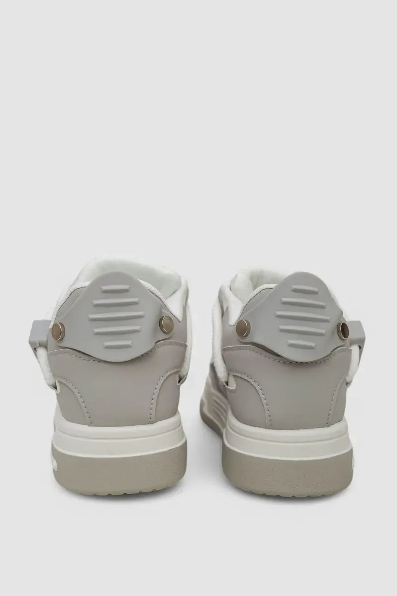 Кросівки чоловічі демісезонні, колір біло-сірий, 243RHK70 4