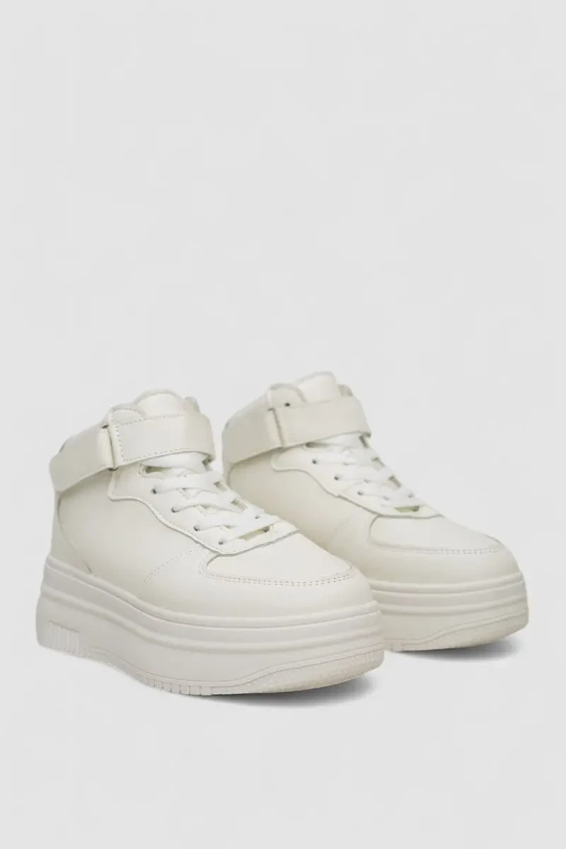 Кросівки жіночі зимові на хутрі, колір білий, 248RAM02 3