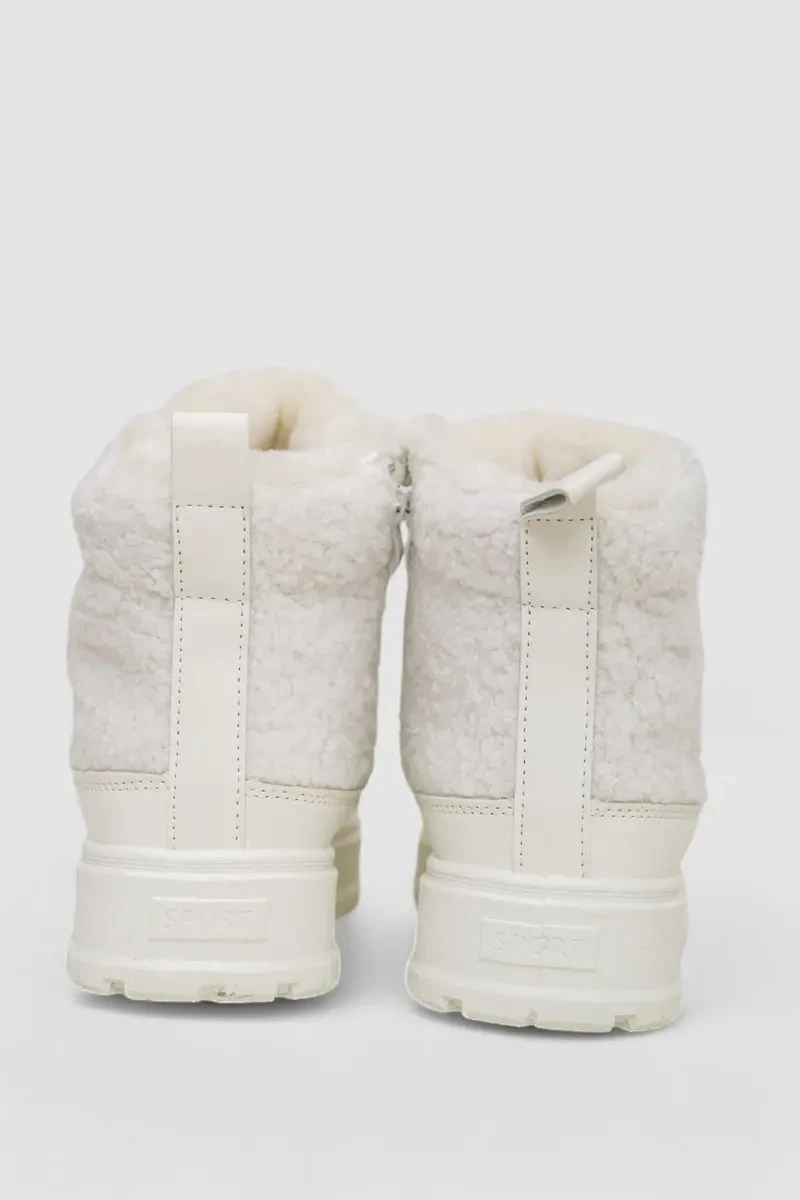Черевики жіночі зимові на хутрі, колір білий, 248RMB14 4