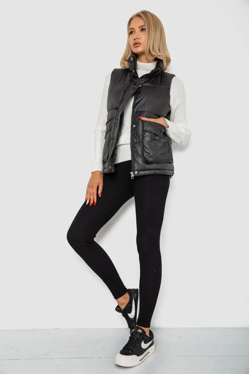 Жилет жіночий, колір чорний, 244R533 2
