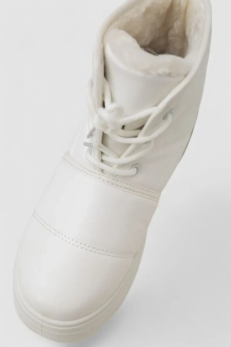 Черевики зимові жіночі на хутрі, колір білий, 248RAM017 3