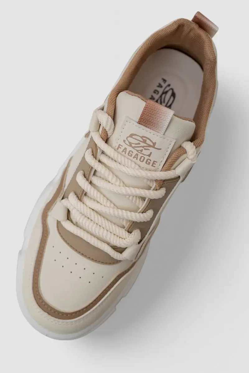 Кросівки чоловічі демісезонні, колір бежевий, 243RHK18 2