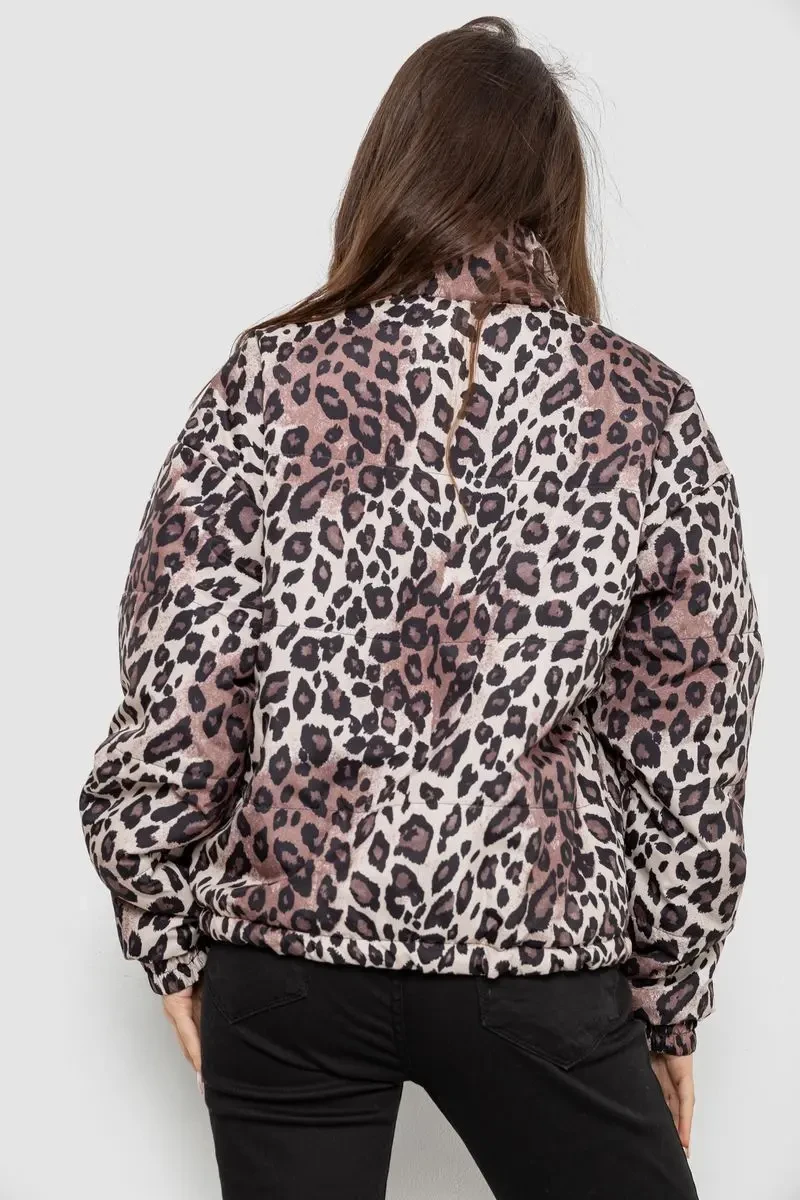 Куртка жіноча демісезонна, колір леопардовий, 102R5273-1 4
