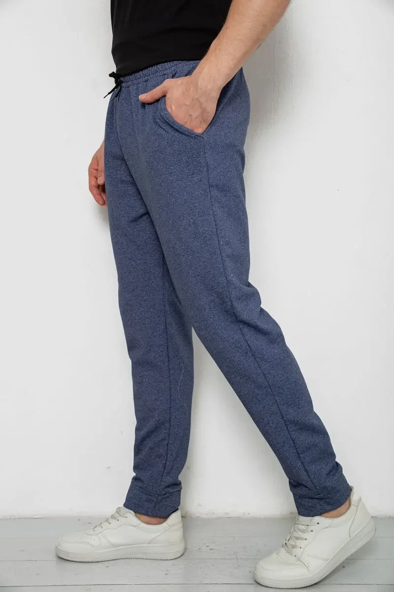 Спортивні штани чоловічі на флісі, колір джинс, 238R135 3