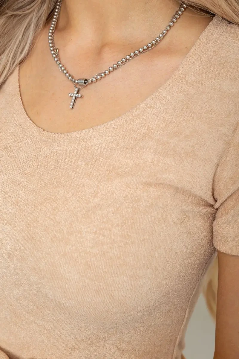 Спорт костюм жіночий махровий трійка, колір бежевий, 102R5250 6