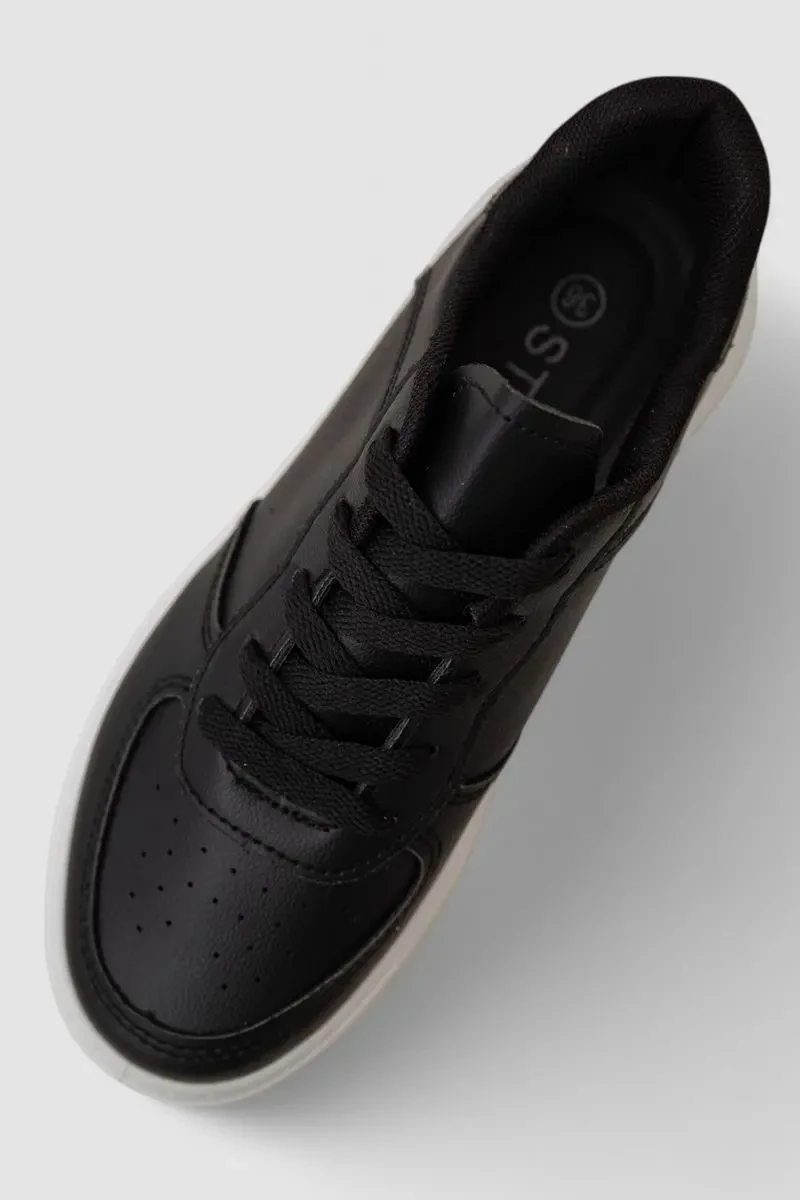 Кеди жіночі, колір чорно-білий, 248RK12 2