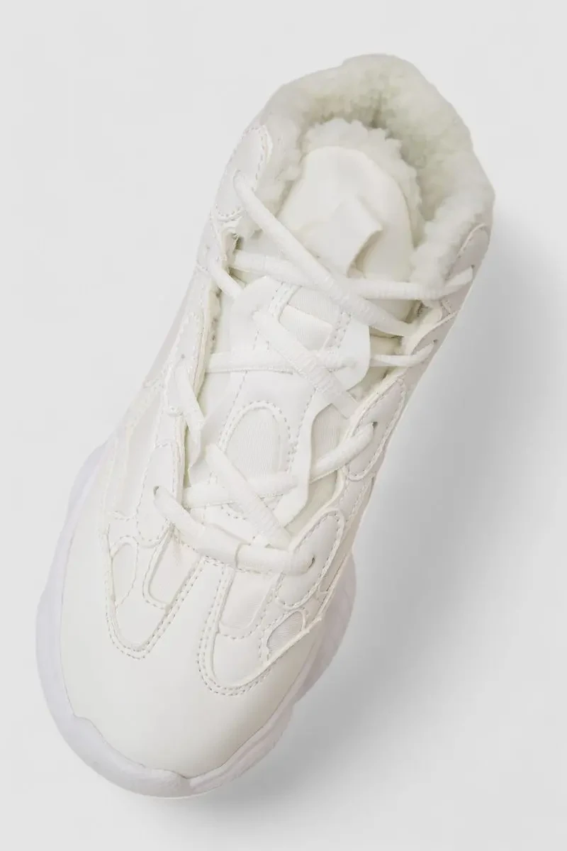 Кросівки жіночі зимові на хутрі, колір білий, 248RCX706 2