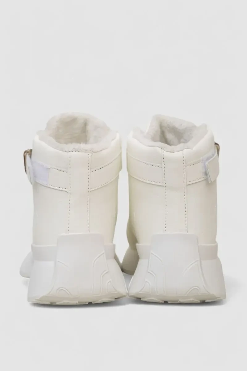 Черевики зимові жіночі на хутрі, колір білий, 248RXM26 4