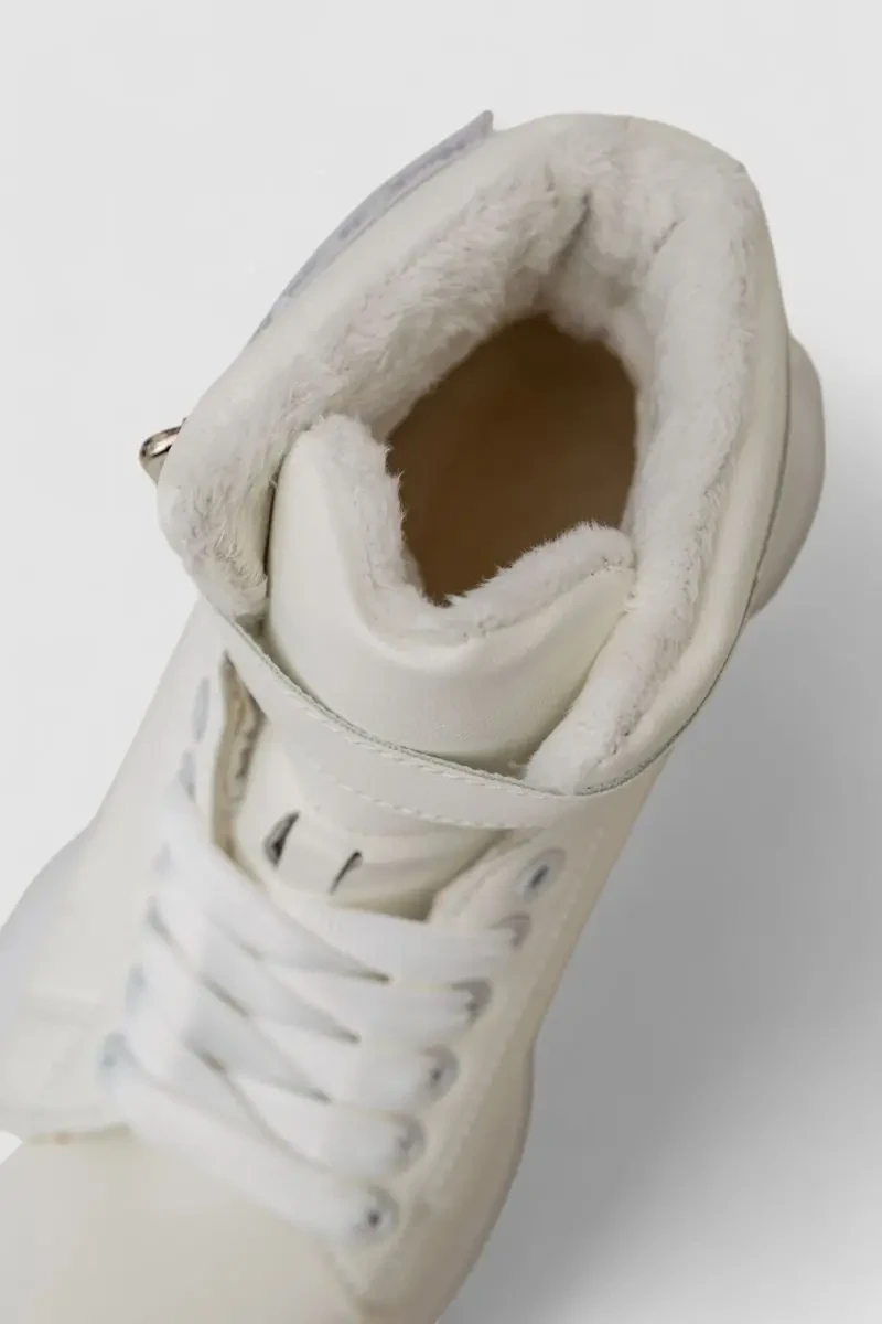 Черевики зимові жіночі на хутрі, колір білий, 248RXM26 6